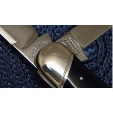 Robeson Shuredge USA (by Queen Cut. Co.) Horn Mastercraft Rail Splitter Stockman Knife Robeson Shuredge USA (by Queen Cut. Co.) Horn Mastercraft Rail Splitter Stockman Knife