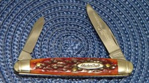 Robeson Shuredge USA (by Queen Cut. Co.) Bone Mastercraft Sleeveboard Pen Knife