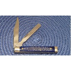 Robeson Shuredge USA (by Queen Cut. Co.) Blue Bone Mastercraft Little Doctors Knife