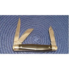 Robeson Shuredge USA (by Queen Cut. Co.) Horn Mastercraft Stockman Knife Robeson Shuredge USA (by Queen Cut. Co.) Horn Mastercraft Stockman Knife