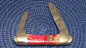 Hen & Rooster Bertram Cutlery Solingen Germany Wild Fire Corelon 102WDF Baby Butterbean Knife