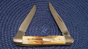 Case XX Stainless USA 2 Dot (1978) Stag Red Etch SSP Muskrat Knife