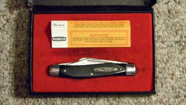 Craftsman USA 9500 (Schrade Made) Delrin Premium Stockman Knife - NOS Craftsman USA 9500 (Schrade Made) Delrin Premium Stockman Knife - NOS