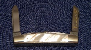 Fight'n Rooster Frank Buster Celebrated Cutlery Germany Pearl 12 Blade Congress Knife