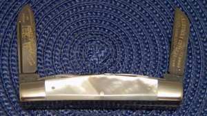 Fight'n Rooster Frank Buster Celebrated Cutlery Germany Pearl 8 Blade Congress Knife