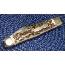 Fight'n Rooster Frank Buster Celebrated Cutlery Germany Stag 2 Blade Jack Knife Blued Blades Fight'n Rooster Frank Buster Celebrated Cutlery Germany Stag 2 Blade Jack Knife Blued Blades
