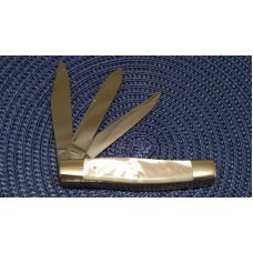 Fight'n Rooster Frank Buster Celebrated Cutlery Germany Pearl 3 Blade Stockman Knife Fight'n Rooster Frank Buster Celebrated Cutlery Germany Pearl 3 Blade Stockman Knife