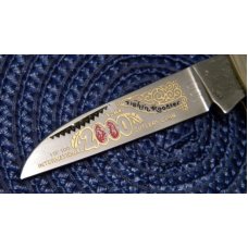 Fight'n Rooster Frank Buster & Son Celebrated Cutlery Germany Pearl Gunstock Whittler Knife Fight'n Rooster Frank Buster & Son Celebrated Cutlery Germany Pearl Gunstock Whittler Knife