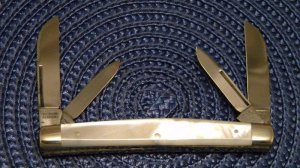Hen & Rooster Gutmann Germany Pearl Congress Knife c.1970's