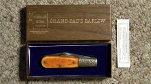 Schrade USA 206 Delrin Grand-Dad's Barlow Knife - NIB