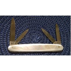 E Bruckmann Solingen Germany Pearl 4 Blade Pen Knife - C. 1891-1956 E Bruckmann Solingen Germany Pearl 4 Blade Pen Knife - C. 1891-1956