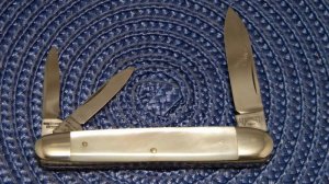 E Bruckmann Germany Pearl Whittler Knife - C. 1891-1956