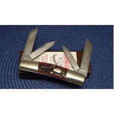 Schatt & Morgan Queen Cut Co 2005 NKCA Club Knife Bone Congress Knife - NIB Schatt & Morgan Queen Cut Co 2005 NKCA Club Knife Bone Congress Knife - NIB