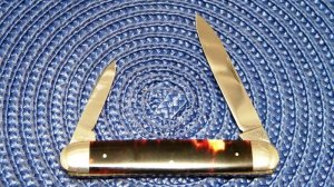 E Bruckmann Ohligs Solingen Germany Imitation Tortoise Shell Pen Knife - C. 1891-1956