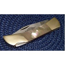 Parker Cut. Co. Japan Abalone Pearl Bob Cat Lockback Knife Parker Cut. Co. Japan Abalone Pearl Bob Cat Lockback Knife