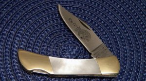 Parker Cut. Co. Japan Pearl Bob Cat Lockback Knife
