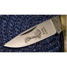 Parker Cut. Co. Japan Abalone Pearl King Cobra Lockback Knife Parker Cut. Co. Japan Abalone Pearl King Cobra Lockback Knife