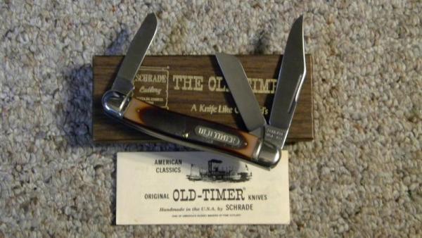 Schrade USA 858OT Delrin Lumberjack Big Stockman Knife - NIB Schrade USA 858OT Delrin Lumberjack Big Stockman Knife - NIB