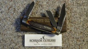 Schrade USA 8OT Delrin Senior Stockman Knife - NIB
