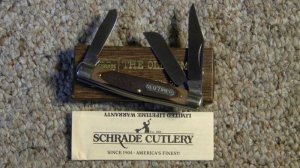 Schrade USA 34OT Delrin Middleman Stockman Knife - NIB