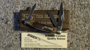 Schrade USA 108OT Delrin Junior Stockman Knife - NIB