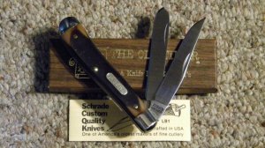 Schrade USA 94OT Delrin Gunstock Trapper Knife - NIB