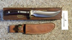 Schrade USA 165OT Old Timer Woodsman Fixed Blade Knife w/Sheath - NIB