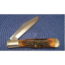 Winchester Trademark USA 1991 Stag W 15 1920 S Big Coke Bottle Knife - NIB Winchester Trademark USA 1991 Stag W 15 1920 S Big Coke Bottle Knife - NIB