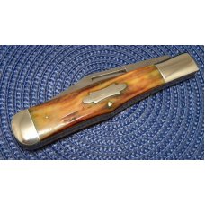 Winchester Trademark USA 1991 Stag W 15 1920 S Big Coke Bottle Knife - NIB Winchester Trademark USA 1991 Stag W 15 1920 S Big Coke Bottle Knife - NIB