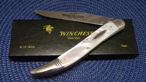 Winchester Trademark USA 1998 Pearl W 15 18036 Toothpick Knife - NIB
