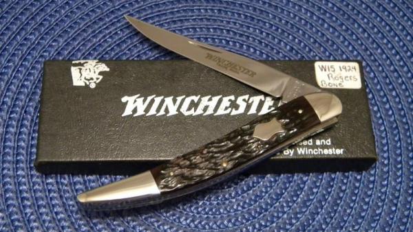 Winchester Trademark USA 1987 Bone W 15 1924 Toothpick Knife - NIB Winchester Trademark USA 1987 Bone W 15 1924 Toothpick Knife - NIB