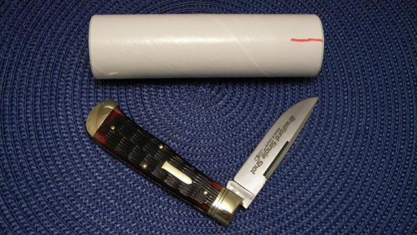 Great Eastern Bone Long Swedge Jumbo Trapper Knife-Bradford Cutlery PA USA Great Eastern Bone Long Swedge Jumbo Trapper Knife-Bradford Cutlery PA USA