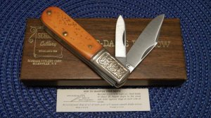 Schrade USA 206 Delrin Grand-Dad's Barlow Knife - NIB