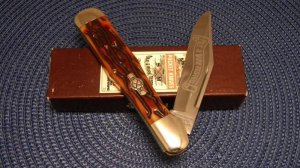 Schatt & Morgan Titusville PA. 1998 Bone 041883 Coke Bottle Knife - NIB