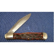 Schatt & Morgan Titusville PA. 1998 Bone 041883 Coke Bottle Knife - NIB Schatt & Morgan Titusville PA. 1998 Bone 041883 Coke Bottle Knife - NIB