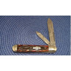 Schatt & Morgan Titusville PA. Bone 042229 English Jack Knife - NIB Schatt & Morgan Titusville PA. Bone 042229 English Jack Knife - NIB