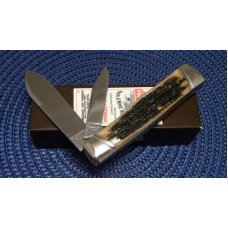 Schatt & Morgan Titusville PA. 2001 Bone 042240 Gunstock Knife - NIB Schatt & Morgan Titusville PA. 2001 Bone 042240 Gunstock Knife - NIB
