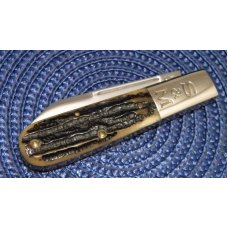 Schatt & Morgan Titusville PA. 2001 Bone 041269 Barlow Knife - NIB Schatt & Morgan Titusville PA. 2001 Bone 041269 Barlow Knife - NIB