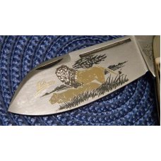 Bulldog Brand Solingen Germany 1995 Stag Elephant Toe Knife Bulldog Brand Solingen Germany 1995 Stag Elephant Toe Knife