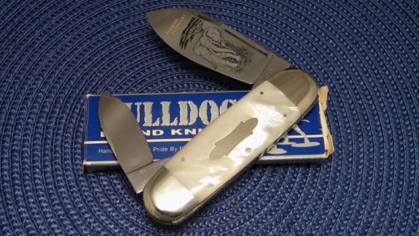 Bulldog Brand Solingen Germany 1995 Pearl Elephant Toe Knife Bulldog Brand Solingen Germany 1995 Pearl Elephant Toe Knife