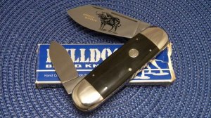 Bulldog Brand Solingen Germany 1995 Buffalo Horn Elephant Toe Knife 
