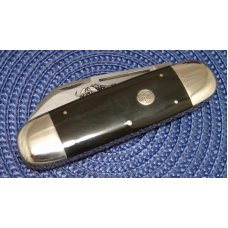 Bulldog Brand Solingen Germany 1995 Buffalo Horn Elephant Toe Knife Bulldog Brand Solingen Germany 1995 Buffalo Horn Elephant Toe Knife