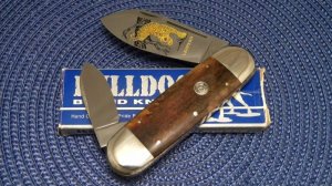 Bulldog Brand Solingen Germany 1995 Bone Elephant Toe Knife 