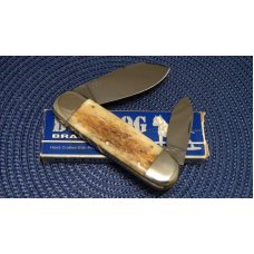 Bulldog Brand Solingen Germany 1995 Bone Elephant Toe Knife Bulldog Brand Solingen Germany 1995 Bone Elephant Toe Knife