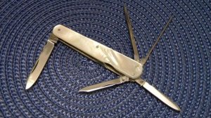 G. Ibberson (Stan Shaw) Sheffileld England 1977 Pearl 5 Blade Lobster Knife