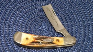 Case XX SS USA 1889-1989 Stag 511098 Case XX Tested Centennial Razor Knife