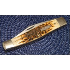 Case XX USA 2001 Amber Bone 6375 CV Chrome Vanadium Big Stockman Knife - NIB Case XX USA 2001 Amber Bone 6375 CV Chrome Vanadium Big Stockman Knife - NIB