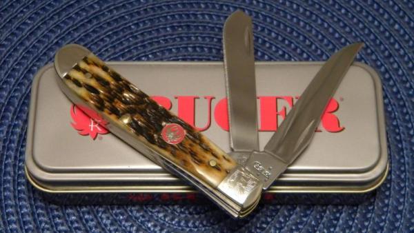 Case XX USA 2007 Burnt Honey Bone 6207 SS Case XX USA 2007 Burnt Honey Bone 6207 SS