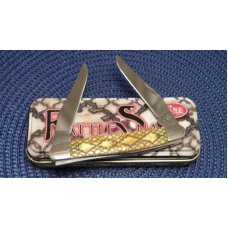 Case XX USA 2008 Rattle Snake Bone SS Muskrat Knife - NIB Case XX USA 2008 Rattle Snake Bone SS Muskrat Knife - NIB