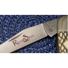 Case XX USA 2008 Rattle Snake Bone SS Muskrat Knife - NIB Case XX USA 2008 Rattle Snake Bone SS Muskrat Knife - NIB